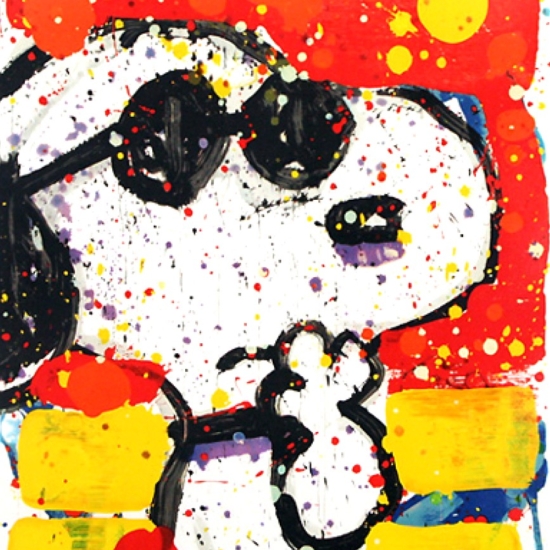 トム・エバハートの絵画作品　タイトルは、COOL & INTELLIGENT